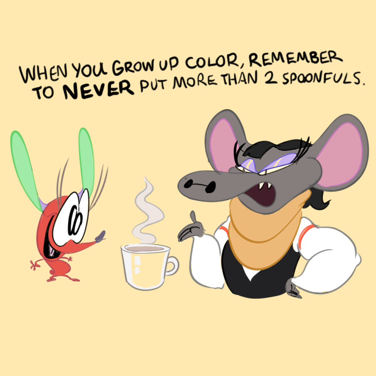 Neva explains coffee to Color